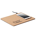 Cork Mousemat with 15W Wireless Charger