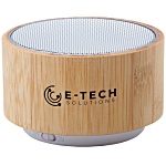 Light Up Bamboo Wireless Speaker - Printed
