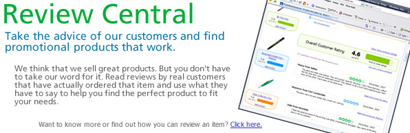 Take the advice of our customers and find promotional products that work