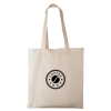 View Image 1 of 1 of Earby 8oz Cotton Tote Bag - Natural - Printed