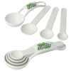 View Image 1 of 2 of Recycled Measuring Spoon Set - White
