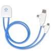 View Image 1 of 3 of Xoopar Ice-C Light Up Charging Cable
