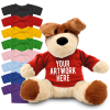 View Image 1 of 1 of 20cm Darcy Dog with Coloured T-Shirt