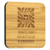 View Image 1 of 1 of Bamboo Square Coaster - Engraved