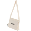 View Image 1 of 3 of Canterbury Fairtrade Organic Canvas Messenger Bag - Natural