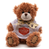 View Image 1 of 6 of Small Patched Paw Teddy with T-Shirt