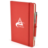 View Image 1 of 6 of A5 Soft Touch Notebook with Colour Matt Pen - Printed - 3 Day