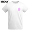 View Image 1 of 1 of Breda Kid's Organic Cotton T-Shirt - White - Printed
