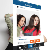View Image 1 of 1 of A1 Selfie Frame