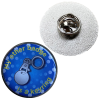 View Image 1 of 1 of Round Decal Pin Badge