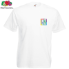 View Image 1 of 1 of Fruit of the Loom Value T-Shirt - White - Digital Print