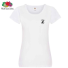 View Image 1 of 3 of Fruit of the Loom Women's Original T-Shirt - White - Printed