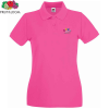 View Image 1 of 5 of Fruit of the Loom Women's Premium Polo Shirt - Embroidered