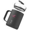 View Image 1 of 6 of Ocean Bottle 350ml Recycled Vacuum Insulated Travel Mug - Printed