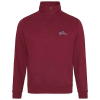 View Image 1 of 1 of AWDis Sophomore Zip Neck Sweatshirt - Embroidered