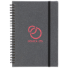 View Image 1 of 6 of Orwell Recycled Leather A5 Wiro Notebook - 3 Day