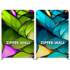 View Image 1 of 1 of 150 x 230cm Straight Zipper-Wall Display - Double Sided Print