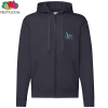 View Image 1 of 2 of Fruit of the Loom Classic Zipped Hooded Sweatshirt - Embroidered