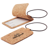 View Image 1 of 3 of Ovalis Cork Luggage Tag