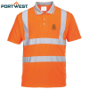 View Image 1 of 2 of Portwest Hi-Vis Polo Shirt - Printed