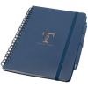 View Image 1 of 7 of Thalaasa A5 Wiro Ocean Notebook & Pen - Budget Print