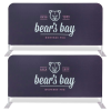 View Image 1 of 1 of Zipper Barrier - Replacement Graphics - Double Sided Print