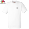 View Image 1 of 1 of Fruit of the Loom Heavy T-Shirt - White - Printed