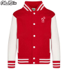 View Image 1 of 4 of AWDis Kids' Varsity Jacket - Printed