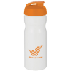 Base Sports Bottle - Flip Lid - White - Printed - 2 Day