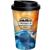 View Image 1 of 3 of Universal Travel Mug - Flip Lid - Digital Wrap