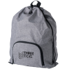 View Image 1 of 3 of Foldable Drawstring Bag - Digital Print