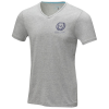 View Image 1 of 6 of Kawartha Men's Organic Cotton V-Neck T-Shirt - Printed - Clearance