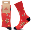 View Image 1 of 5 of Christmas Socks - Gingerbread