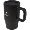 View Image 1 of 6 of Carter Ceramic Mug with Lid - Wrap-Around Print