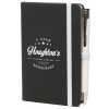 View Image 1 of 5 of Bowland A6 Black Notebook with Colour Matt Pen