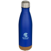 View Image 1 of 6 of Cove 500ml Vacuum Insulated Bottle with Cork Base - Budget Print