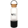 View Image 1 of 5 of Lunar Glass Bottle with Silicone Sleeve - Printed