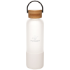 View Image 1 of 1 of Lunar Glass Bottle with Silicone Sleeve - Engraved