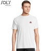 View Image 1 of 3 of SOL's Vortex Raglan T-Shirt - White - Digital Print