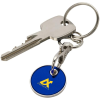 View Image 1 of 6 of Rory Trolley Coin Keyring