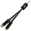 View Image 1 of 5 of Charging Cable Keychain - Printed