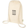 View Image 1 of 5 of Odisha Organic Cotton Drawstring Bag - Natural - Printed