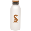 View Image 1 of 5 of Soren Frosted Glass Bottle 570ml - Printed