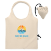 View Image 1 of 4 of Carrie Foldable Recycled Tote - Natural - Digital Print