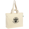 View Image 1 of 2 of Penshurst Recycled Tote - Natural - Printed