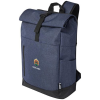 View Image 1 of 7 of Libra Roll-Top Laptop Backpack - Digital Print