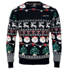 View Image 1 of 6 of Shamis LED Christmas Jumper - Embroidered