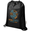 View Image 1 of 10 of Oregon Blend Premium Recycled Cotton Drawstring Bag - Colours - Digital Print