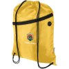 View Image 1 of 9 of Oriole Recycled Drawstring Bag with Zipped Pocket - Digital Print