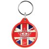 View Image 1 of 7 of DISC Round Promotional Keyring - Coloured